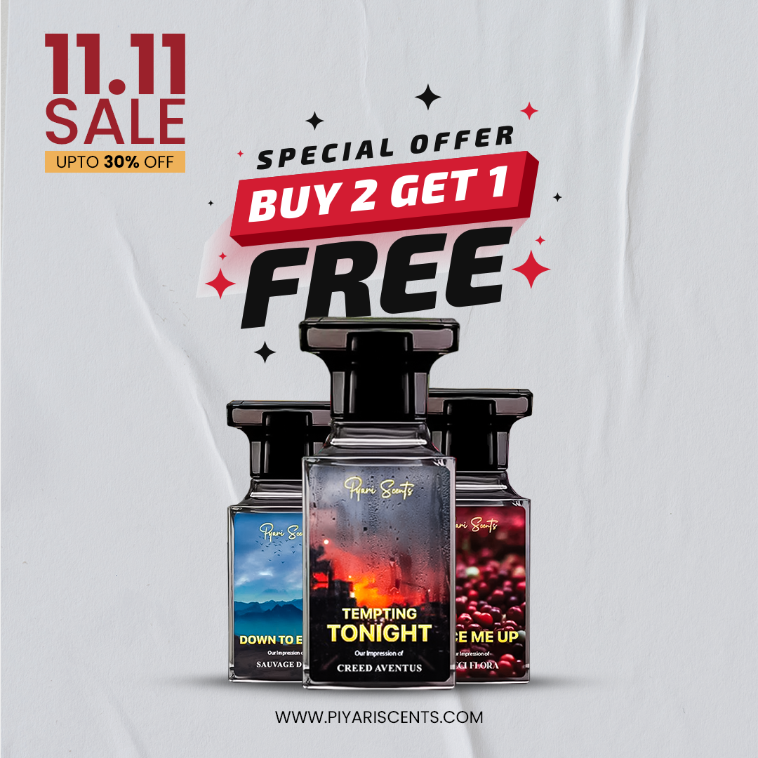 Buy 2 Get 1 Free Perfume