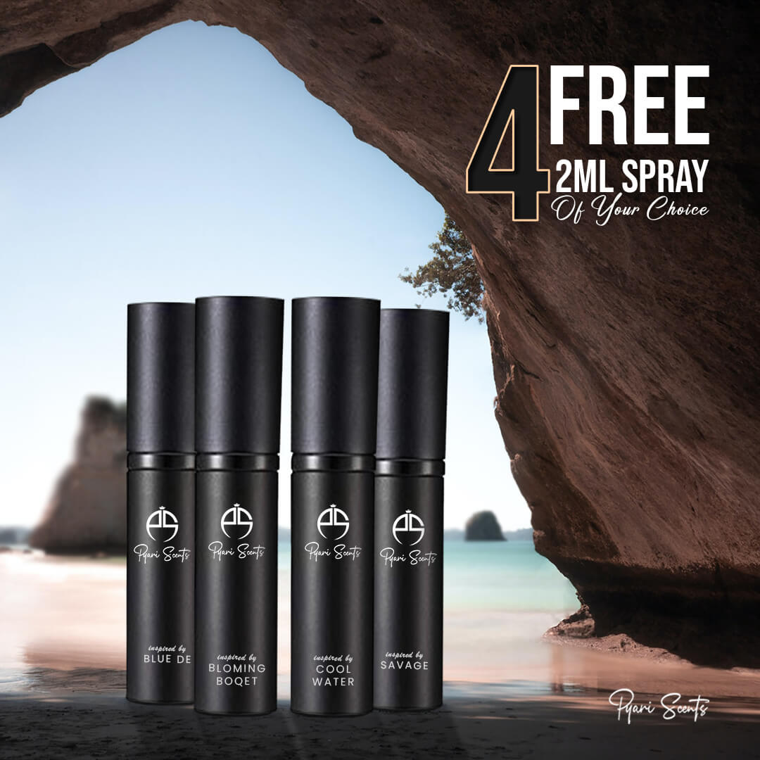 Free 2 ML Spray Testers (of your choice)