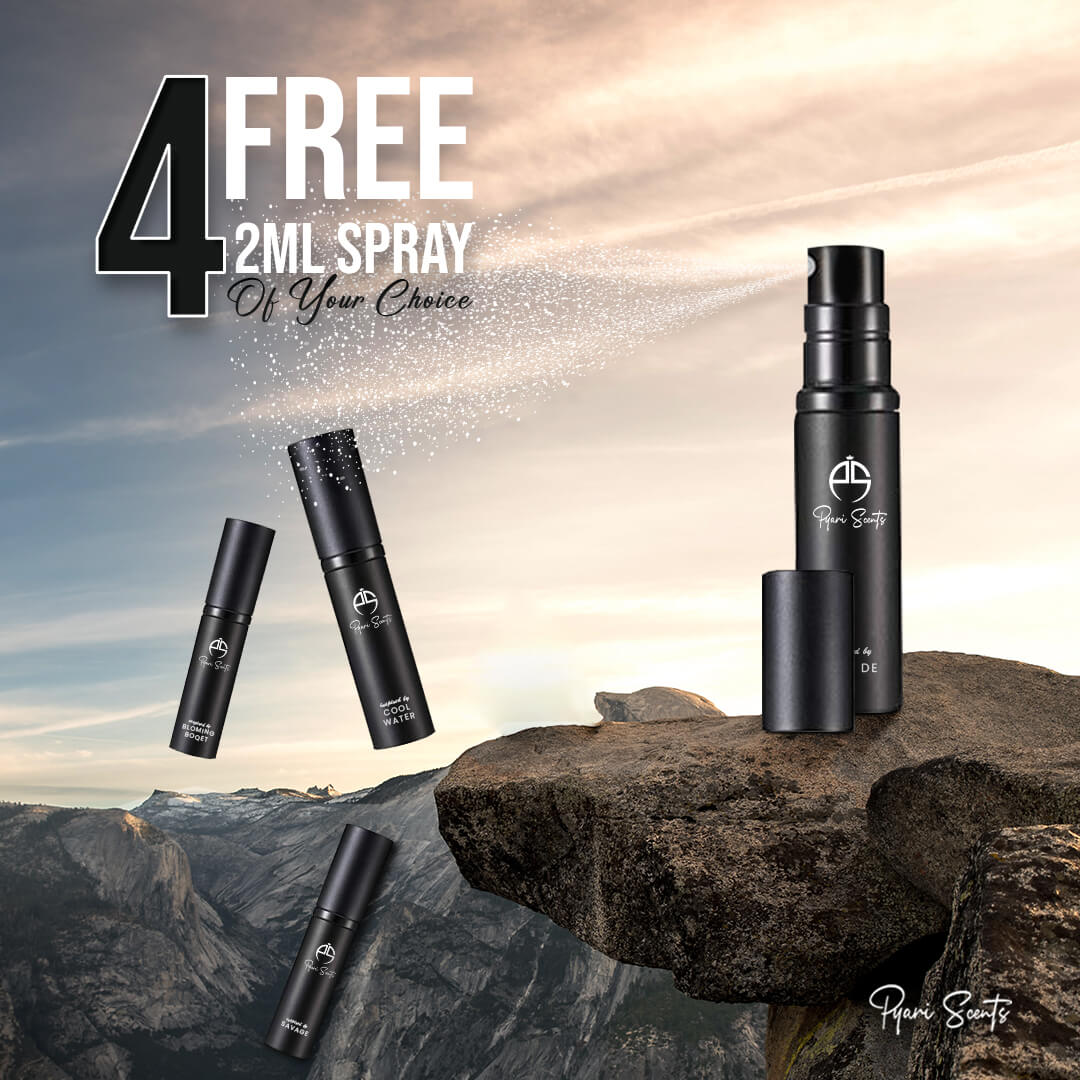 Free 2 ML Spray Testers (of your choice)