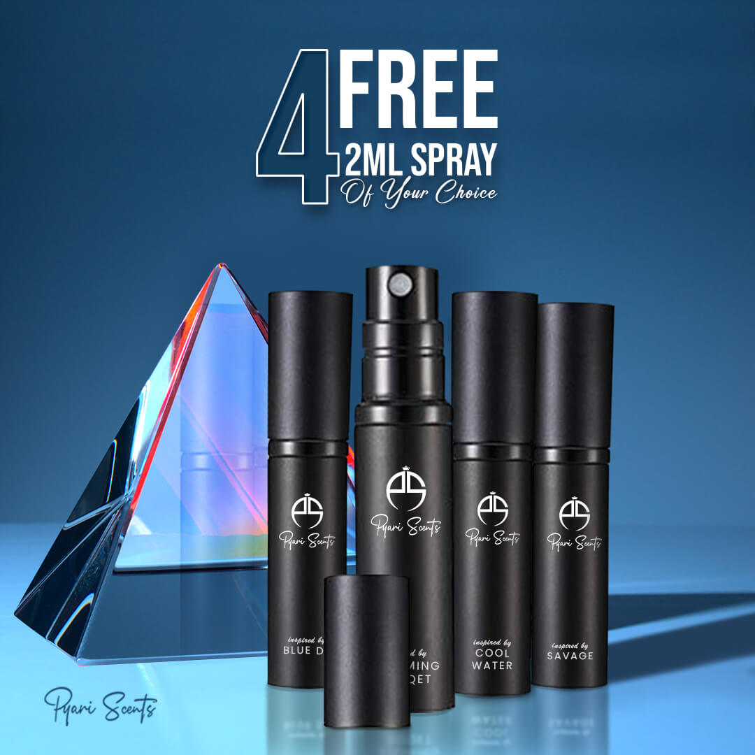 Free 2 ML Spray Testers (of your choice)