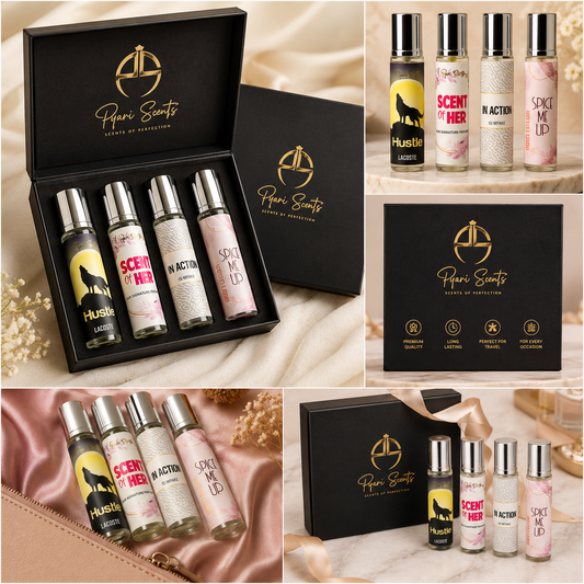15ml Perfume Discovery Box – Pack of 4 | Long Lasting Premium Fragrances