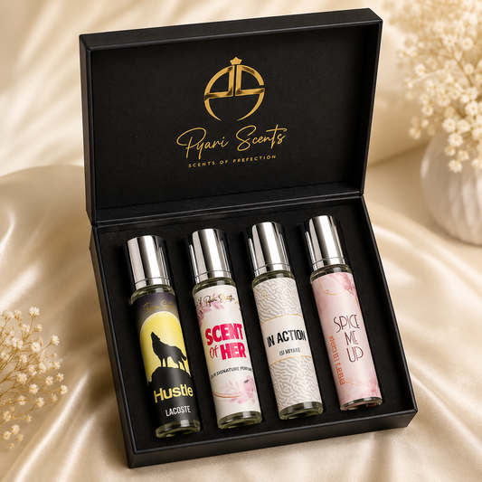 15ml Perfume Discovery Box – Pack of 4 | Long Lasting Premium Fragrances