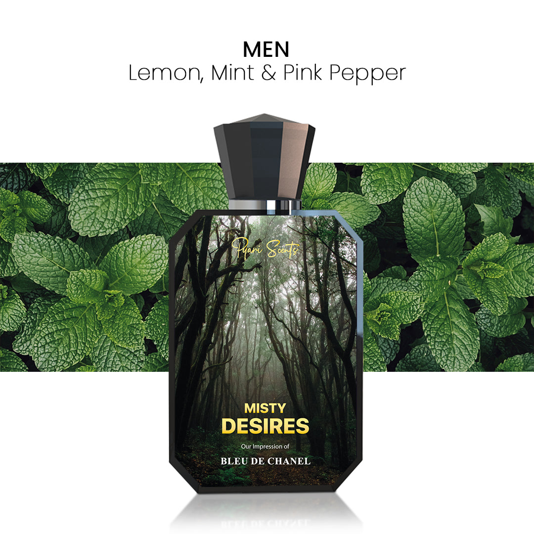 Best Perfume For Men - Misty Desires Inspired by Blue De Parfumo