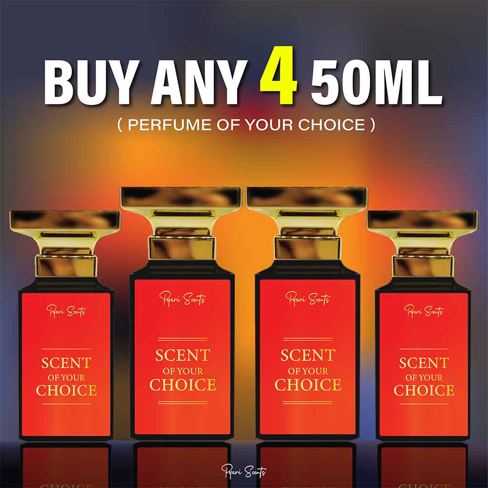 Best Scents in PakistanBuy any 4 Scents of your choice Pyari Scents